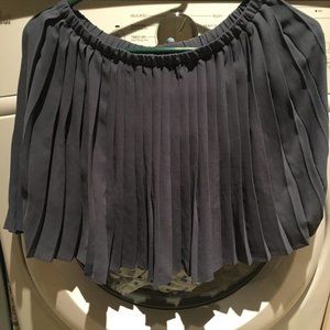 Banana Republic Grey Pleated Skirt